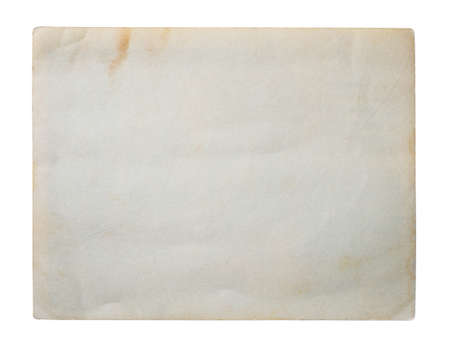 old paper texture on white backgroundの写真素材