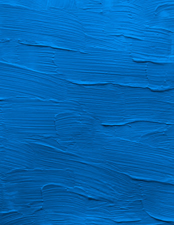 artists oil paints blue background textureの写真素材
