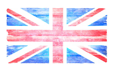 United Kingdom flag with grunge texture.の写真素材