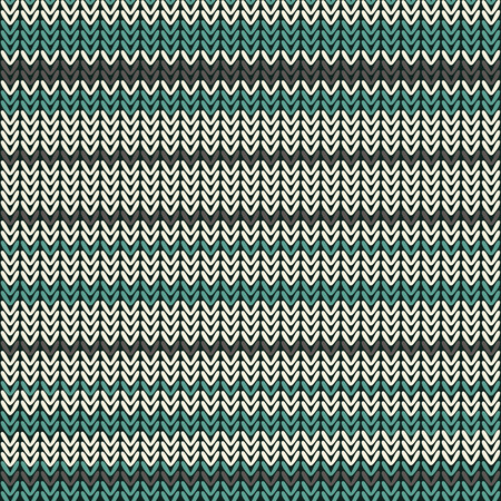 Seamless knitted pattern of colored stripes のイラスト素材