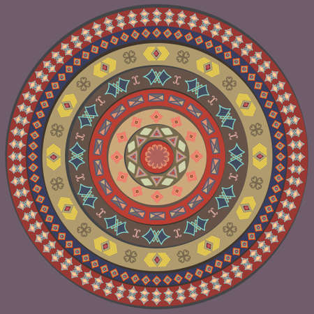 Background of the circle. Painted by hand.のイラスト素材