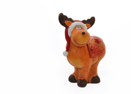 Funny  figurine deerの写真素材