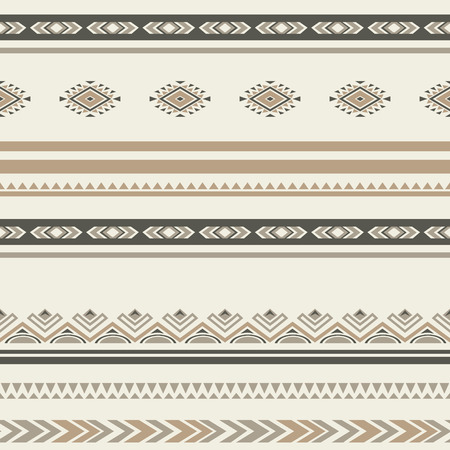 Seamless ethnic striped ornamental pattern .のイラスト素材