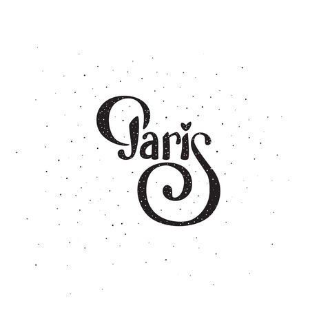 Paris inscription . Vectorのイラスト素材