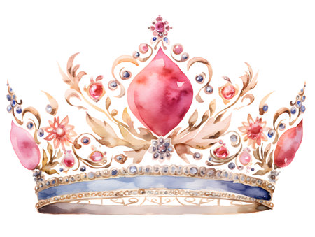 Noble Majesty: Royal Crown Illustrationの素材