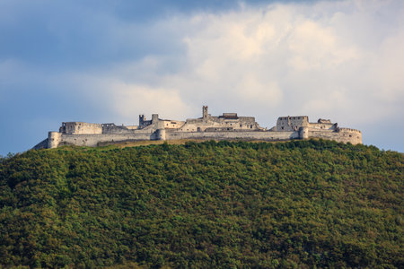Besenello castle on a hill in Trentino-Alto Adige