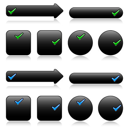 Buttons for webのイラスト素材