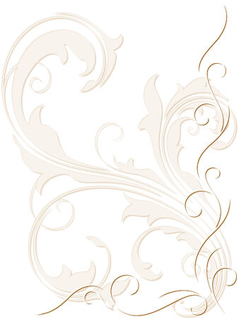 Abstract backdrop with swirly decorationのイラスト素材
