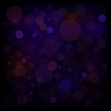 Bokeh on metallic backgroundのイラスト素材