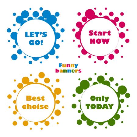 Halftones - design elements in vectorのイラスト素材