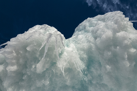 Ice block in the sky