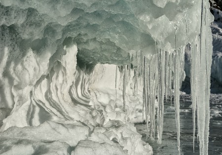 ice icicles and snow Cape and ice