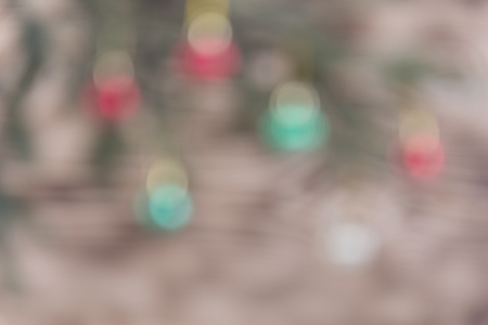 blurred red and green ballsの写真素材