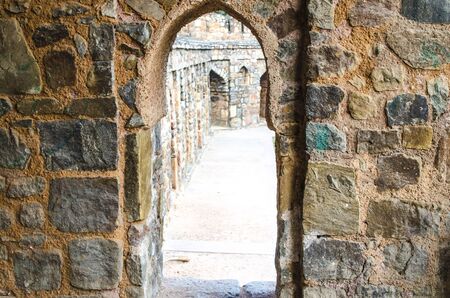 arch color brick minaret architectureの写真素材