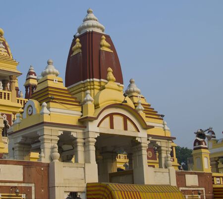 Lakshmi Narayan the Hindu temple in New Delhiの写真素材
