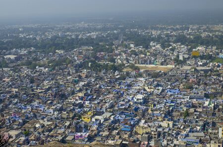 The city of Udaipur in India the top viewの写真素材