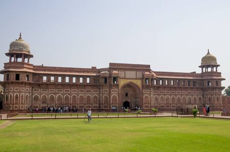 Fort Red of the Agra of Indiaの写真素材