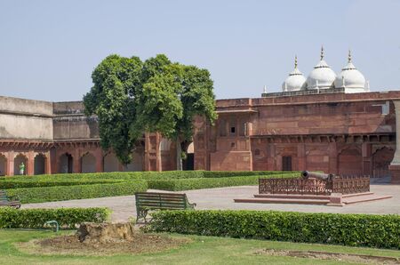 Fort Red of the Agra of Indiaの写真素材