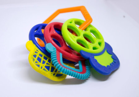 Colorful teetherの写真素材