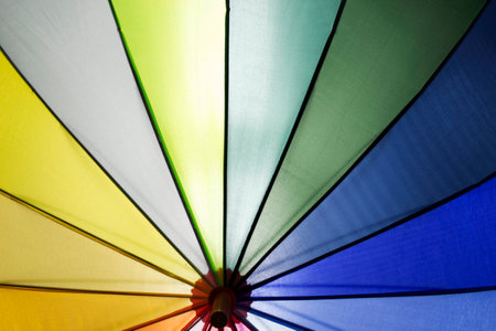 Colorful umbrellaの写真素材