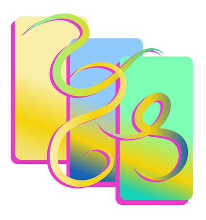 Colorful abstract design. Vector illustration
