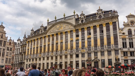 BRUSSELS, BELGIUM - AUGUST 24, 2017: The House of the Dukes of Brabant on the Grand Place