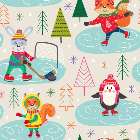 seamless pattern - vector illustrationのイラスト素材