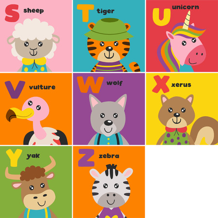 S to Z - vector illustrationのイラスト素材