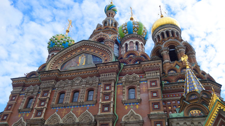 the Church of the Savior on the Bloodの写真素材
