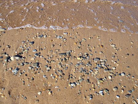 stones on the sandの写真素材