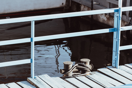 paired round metal cabinetsの写真素材