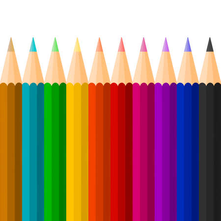 Colored pencilsの写真素材