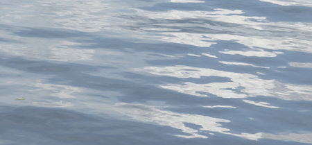 Light blue water surface with ripples, abstract backgroundの写真素材