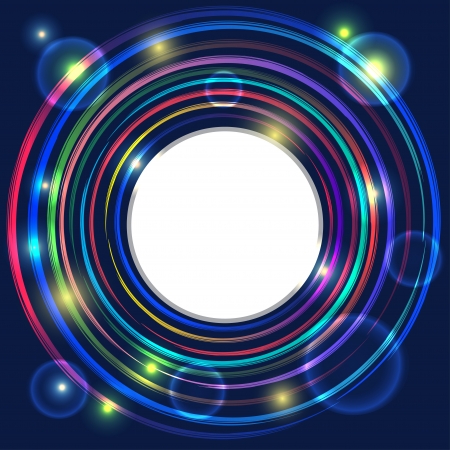 Abstract background with colorful circles and text field-vector のイラスト素材