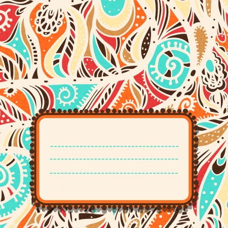 Abstract colorful background with space for text - vectorのイラスト素材