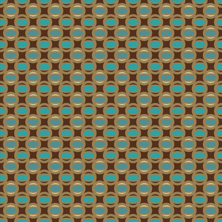 Geometric seamless pattern with circles. Abstract background. Wallpaper. Endless print texture. Retro. Vintage style のイラスト素材