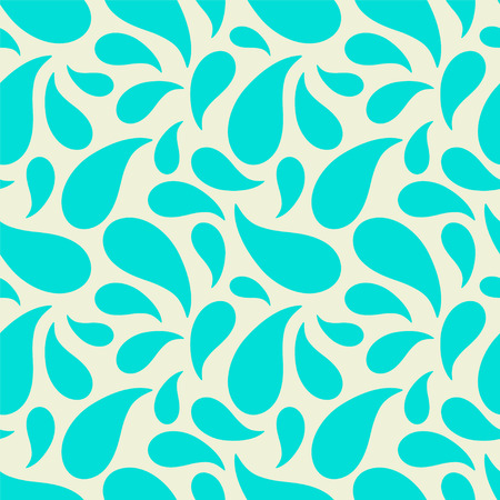 Seamless pattern with spots in blue and white. Abstract geometric background. Endless print silhouette texture - vectorのイラスト素材