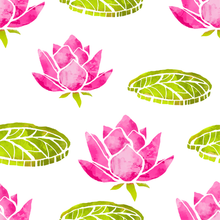 Leafs on a white background. Floral texture, batik. Cloth art design. Wallpaperのイラスト素材