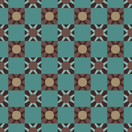 Abstract colorful geometric seamless pattern. Mosaic repeating background textureのイラスト素材