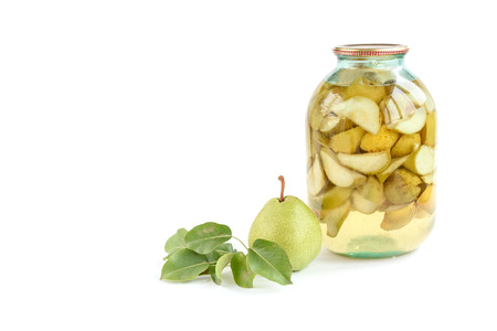 Homemade pearl on white background.の写真素材