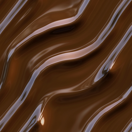 Seamless texture chocolate waves closeup background.の写真素材