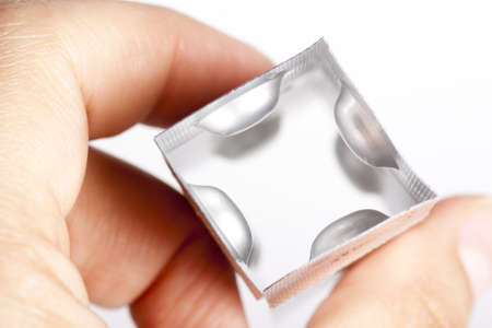 background made from pills and capsulesの写真素材