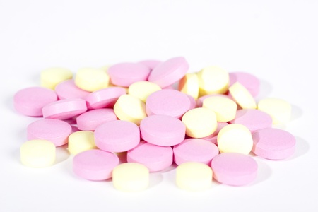 Handful of pills and capsules
