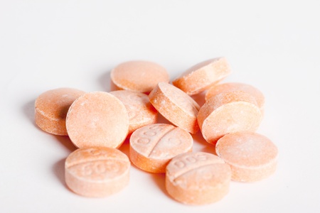 Handful of pills and capsules