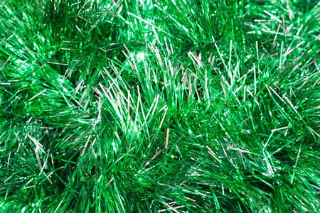 background is christmas decorations, tinselの写真素材