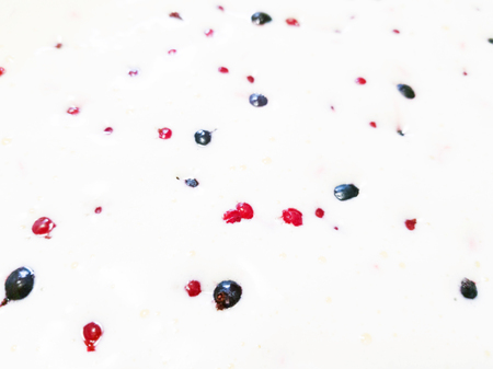 Berry Biscuit Pie before Baking. homemade pastry abstract background .の写真素材