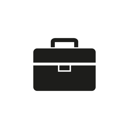 Bag black work icon on white background.のイラスト素材