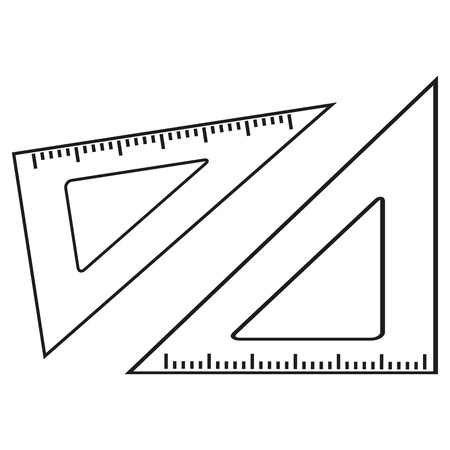Lineups school online icons on white backgroundのイラスト素材