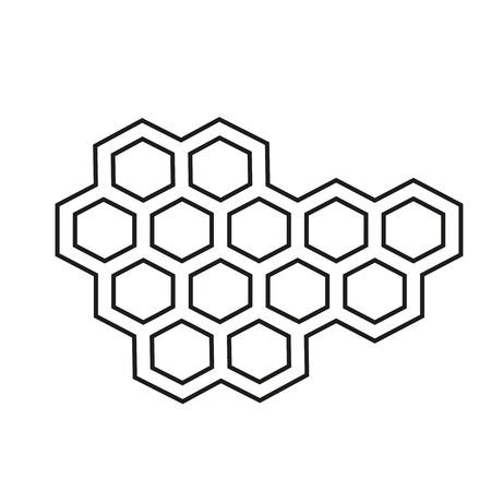 Honey of set iconのイラスト素材