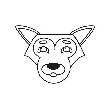 Wolf doc icon.のイラスト素材